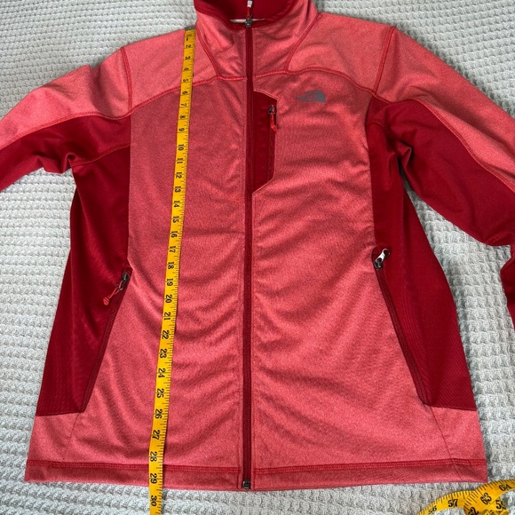 The North Face Cinder Tenacious Full Zip Jacket Mens Large Red Outdoor Gorpcore - Picture 8 of 8